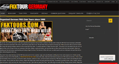 Desktop Screenshot of fkktours.com