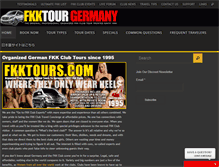 Tablet Screenshot of fkktours.com